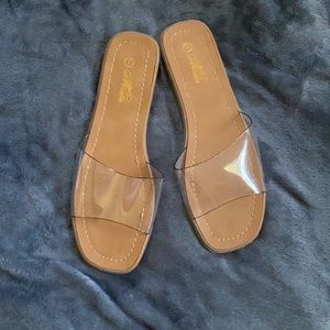 Transparent Sandal Slides